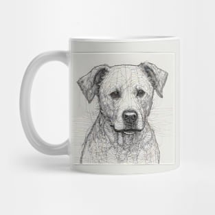 Doggy Line Design Mug